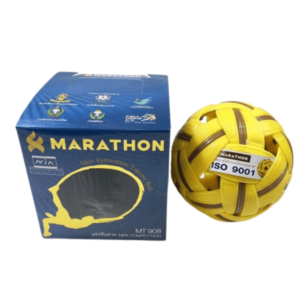 ตะกร้อ MARATHON MT908 รุ่นแข่งขันนานาชาติ ชาย มาตรฐานระดับโลก